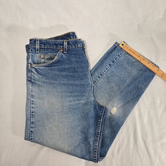 Vintage LEVI'S 505 Orange Tab Regular Fit Straight Leg Jean Size 40x30 - Picture 16 of 16
